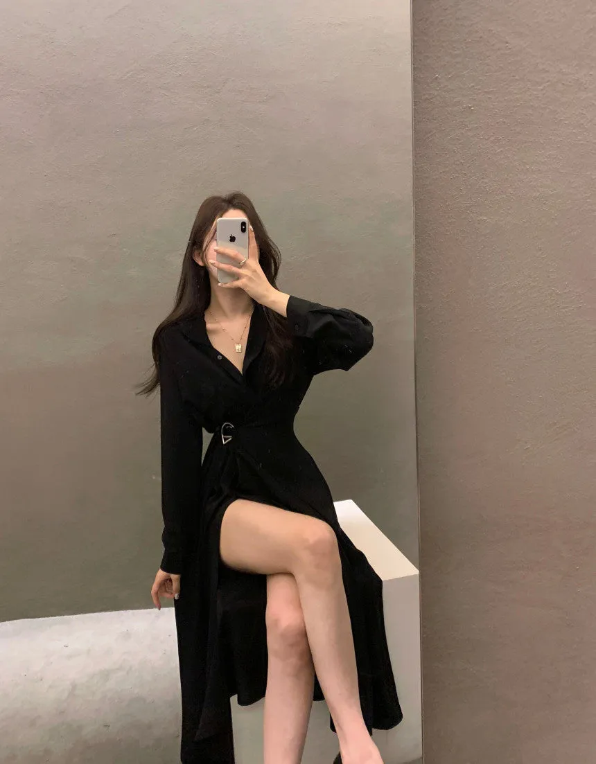 Watch Me Walk Away Midi Dress