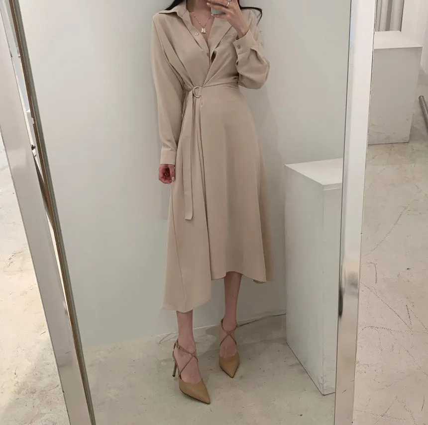 Watch Me Walk Away Midi Dress