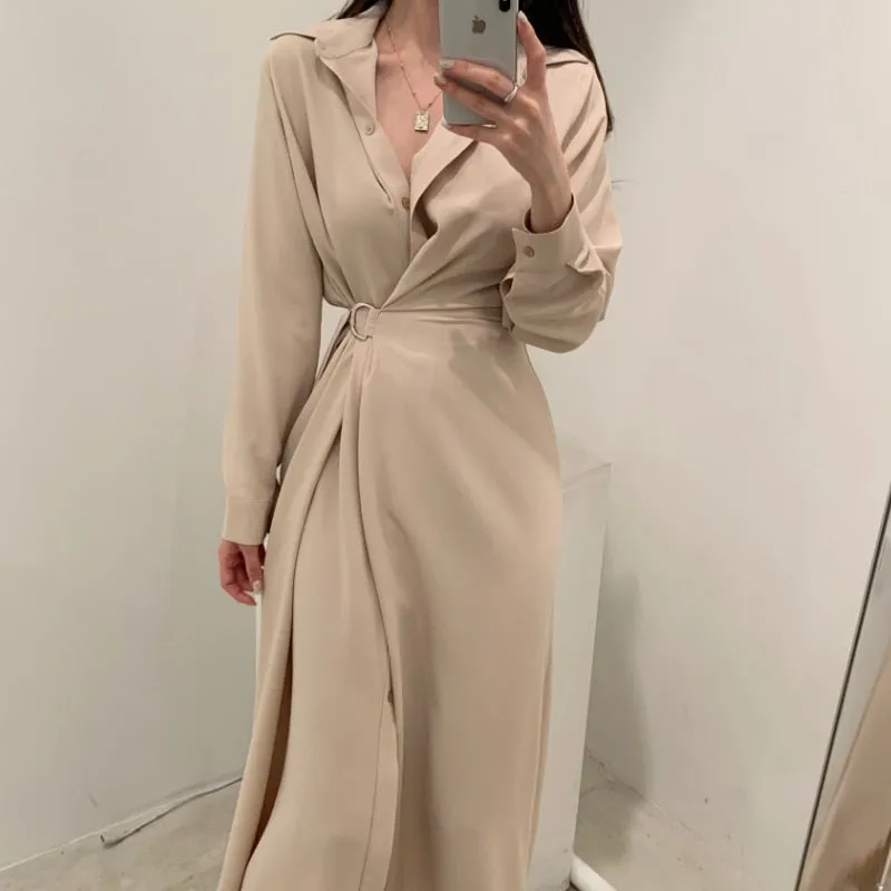 Watch Me Walk Away Midi Dress