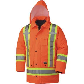 Waterproof 7-in-1 Parka, High Visibility Orange, Large