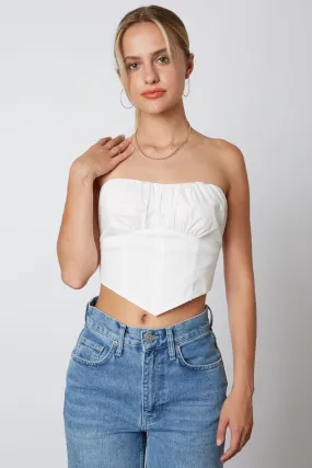 White Corset Top
